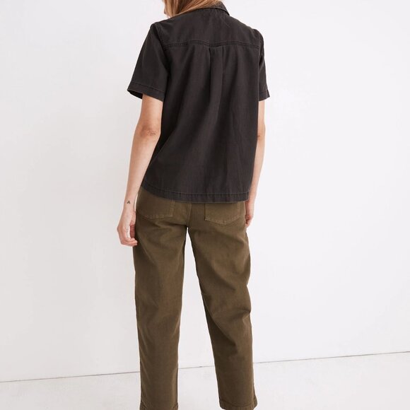 Madewell Black Button Down Shirt - Picture 7 of 7